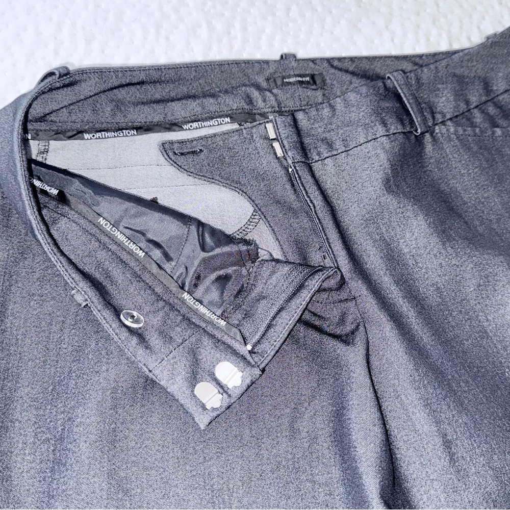 Worthington Petite Modern Fit Trousers in Blue